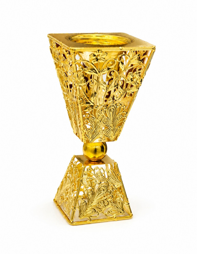 بخورسوز طلایی خلیجی | بخورسوز لوکس مدل سلطنتی